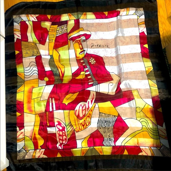 Vintage Picasso scarf - Picture 2 of 4